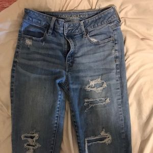 American eagle jean super stretch skinny size 6